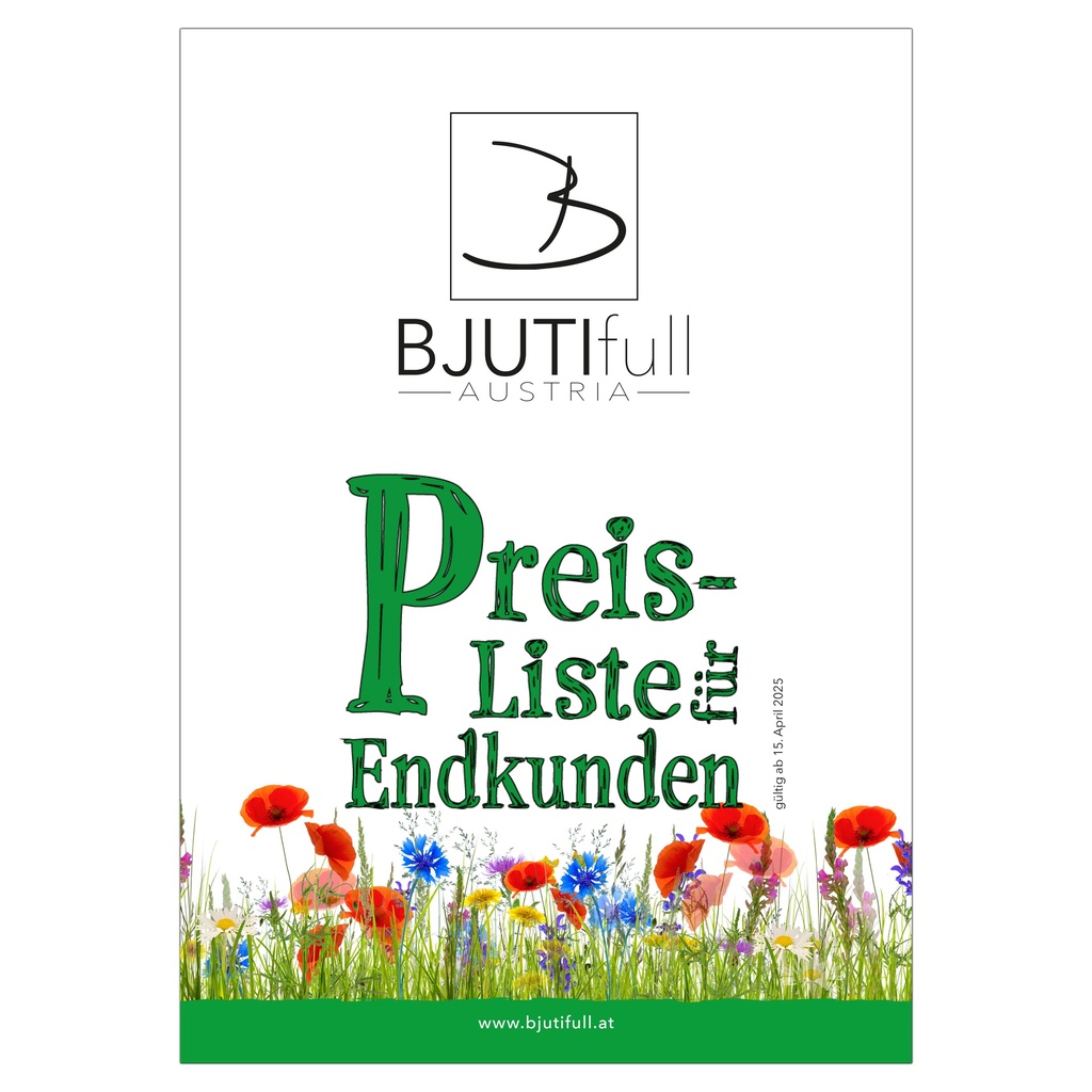 BJUTIfull-Austria Preisliste Endverbraucher