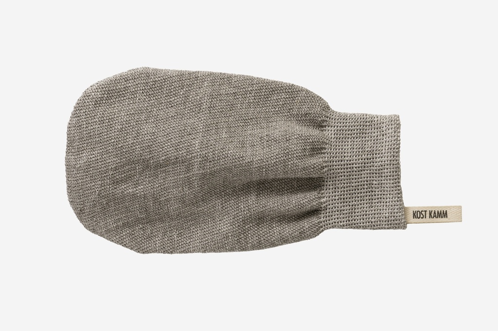 Hamam-Handschuh, Leinen gestrickt