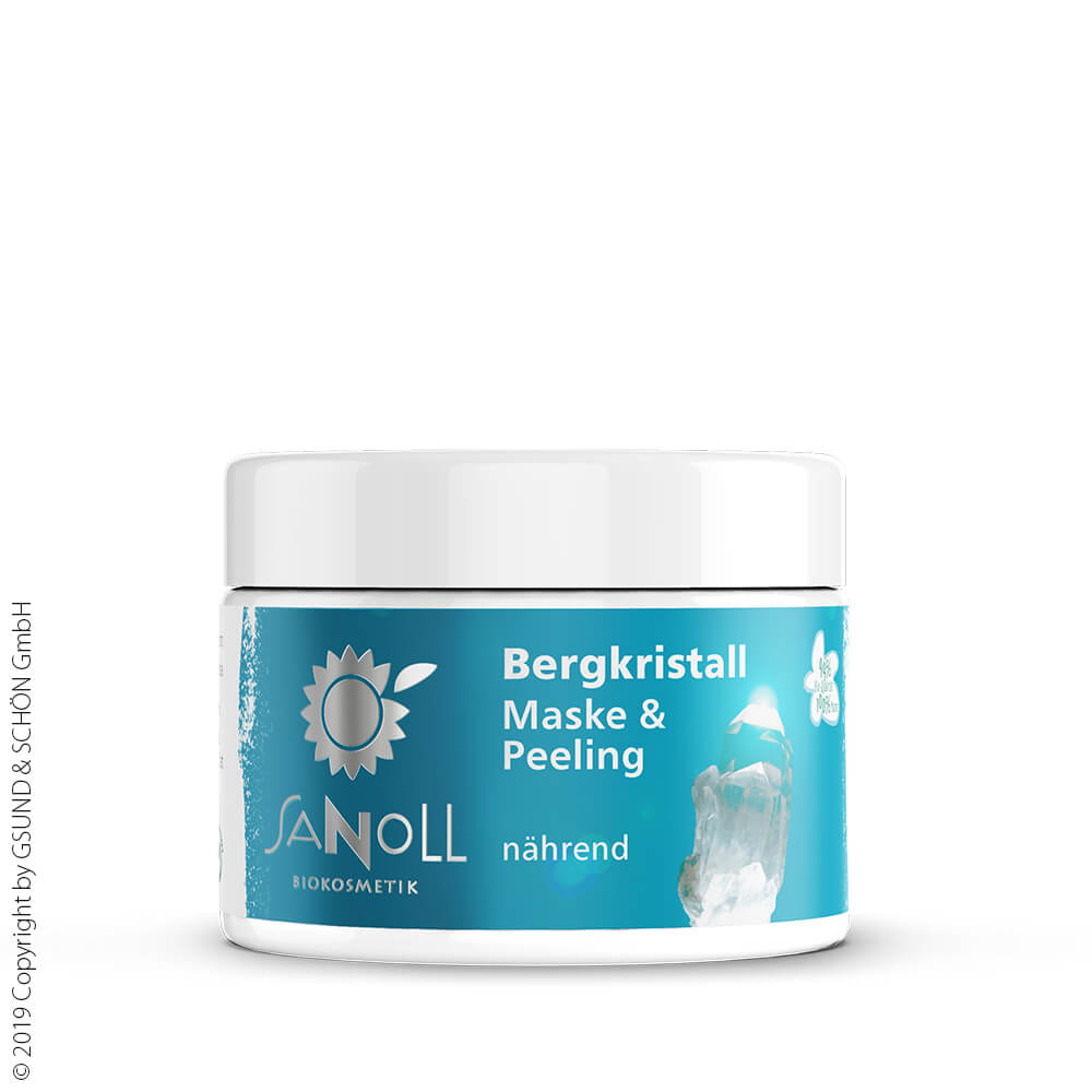 Bergkristall Maske &amp; Peeling nährend