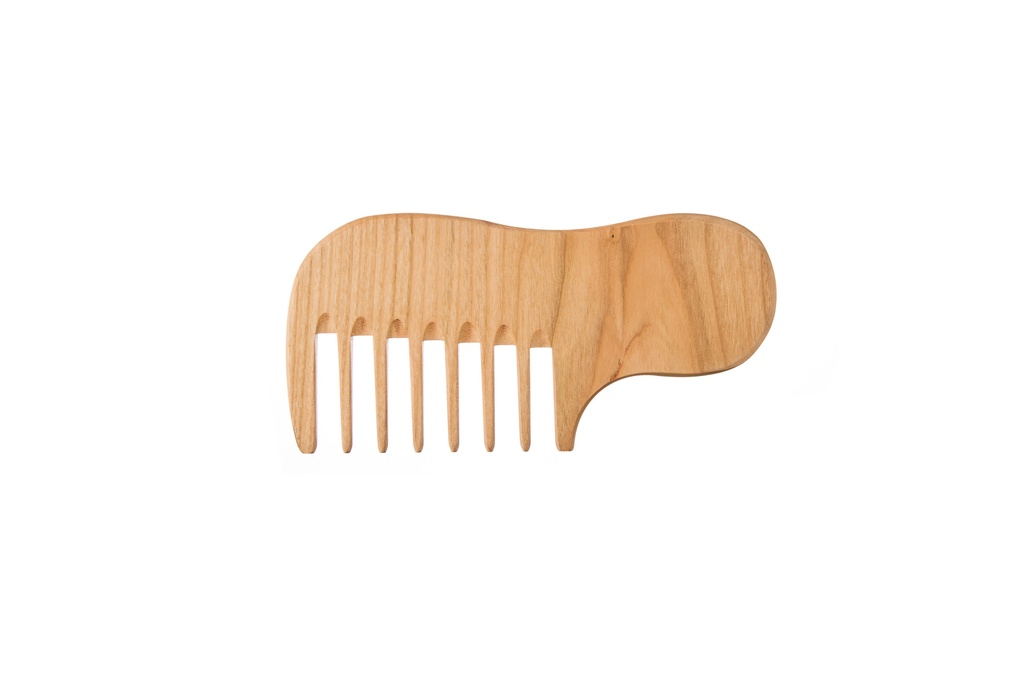 Locken-Griffkamm, Holz