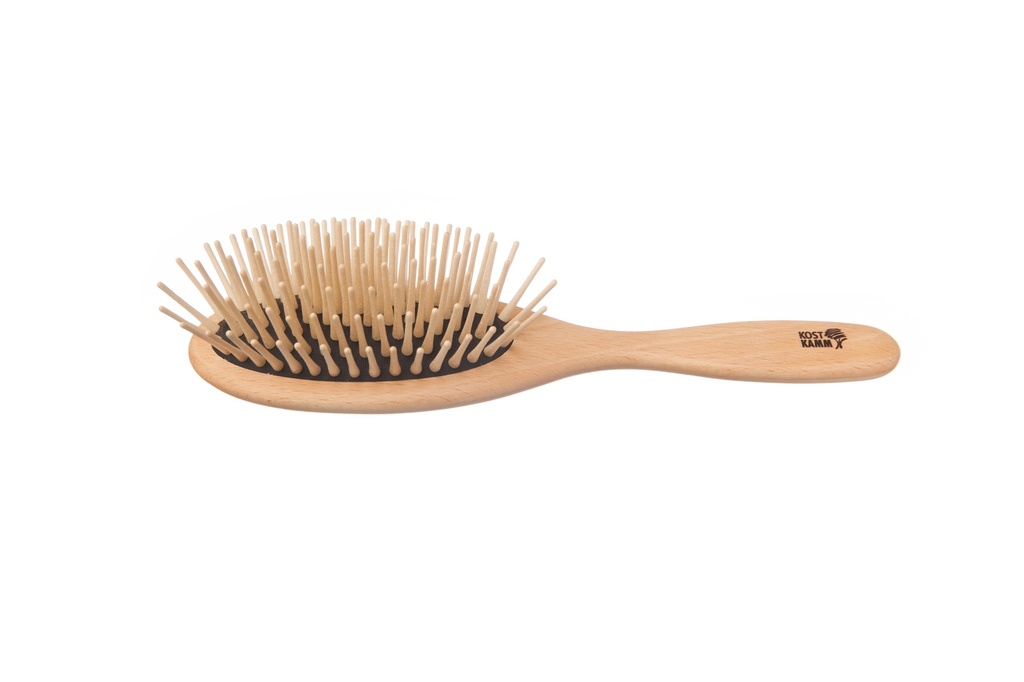 Langhaar-Holzbürste, gerade extra lange Holznoppen, Länge ca. 22cm