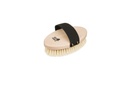 Massagebürste, oval, Buche