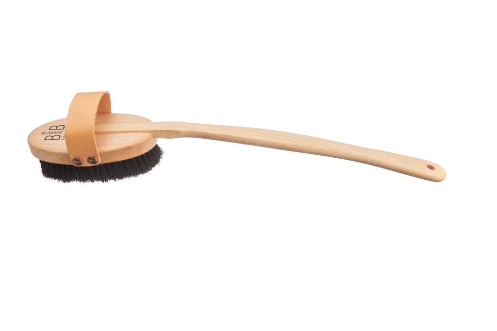 Body Ionic Brush, "Klosterbürste" mit Stiel, Buche