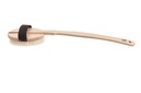 Badebürste mit abnehmbarem Stiel, oval, Buche