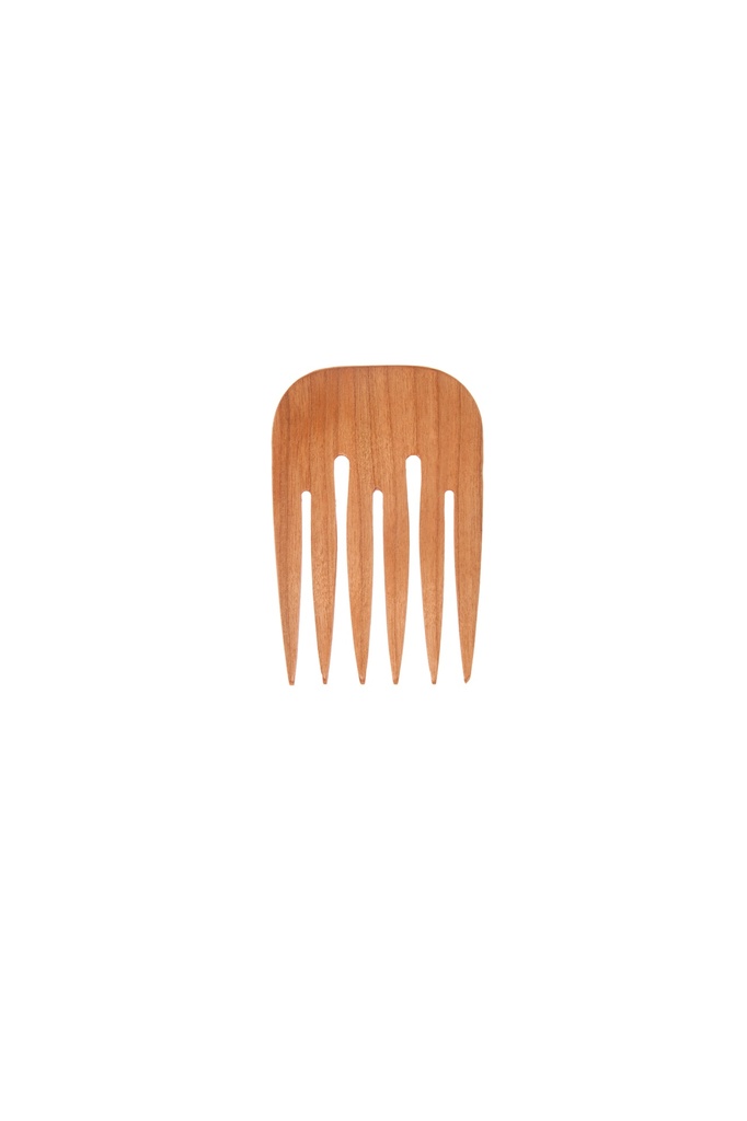 Steckkamm, groß, verschiedene Naturhölzer, ca. 9cm