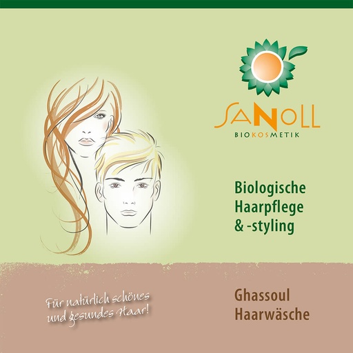 [f-11000] Katalog SANOLL Haarpflege &amp; -styling + Ghassoul Haarwäsche