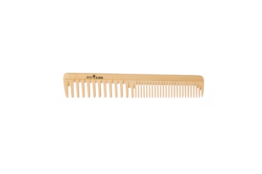 [k250] Haarschneidekamm, Holz, slim-cutter