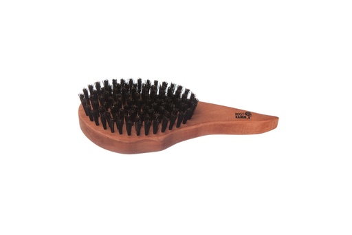 [k4055] Haarpflegebürste, Tropfenform, Birnbaum