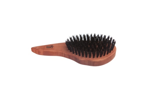 [k4050L] Haarpflegebürste, Tropfenform für Linkshänder, Birnbaum