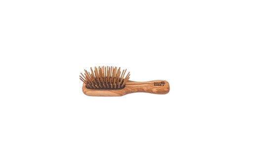 [k4599] Mini-Holzbürste, gerade Holznoppen, Länge ca. 11,5cm