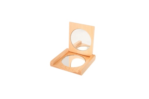 [k5501] Klappspiegel, Buche, d=50mm