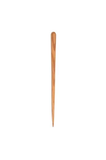 [k9407] Haarstab, konisch, verschiedene Naturhölzer, ca. 19cm