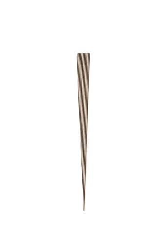 [k9415] Haarstab, S-förmig, bunt eingefärbtes Schichtholz, ca. 19cm