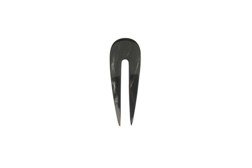 [k9431] Haarnadel, kurz, Horn, 2-zinkig, 10cm