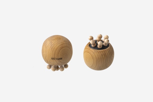 [k3323] Faszien Massagekugel, Buche