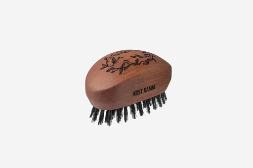 [k4008] Haarpflegebürste, gewölbt, Birnbaum