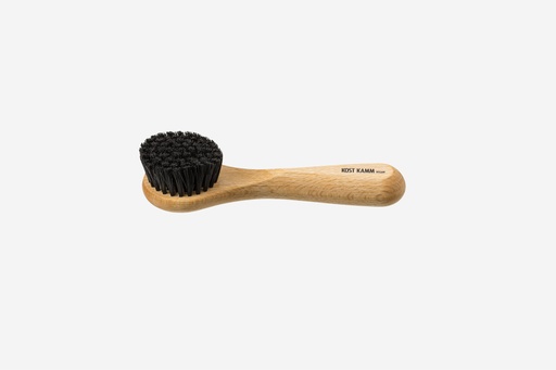 [k4641] Gesichtsbürste mit Griff, Buche