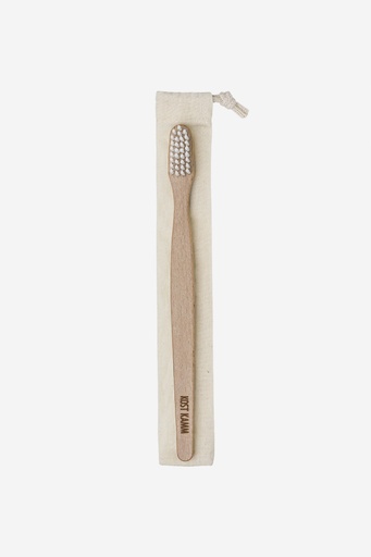 [k524] Zahnbürste - groß, mittlere Härte, Buche gewachst