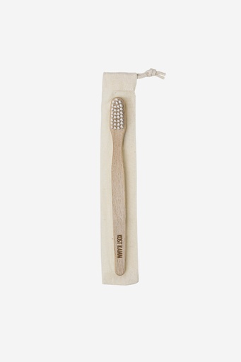 [k525] Zahnbürste - klein, mittlere Härte, Buche gewachst